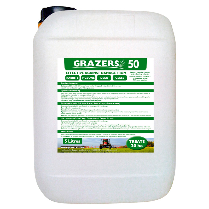 Grazers Ag. Concentrate - Treats up to 20 ha (50 acre) - 5 litre